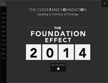 Tablet Screenshot of clevelandfoundation100.org